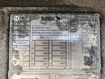 Schmitz Cargobull SCB*S3D  / TIPPER / LIFT AXLE / ALCOA